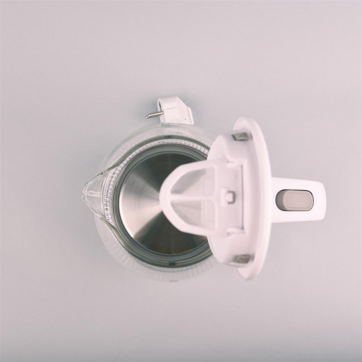 WASSERKOCHER ELEKTRISCH Weiß 15/15/22 cm MR063WHITE - Weiß, Metall (15/22/15cm) - Maestro 