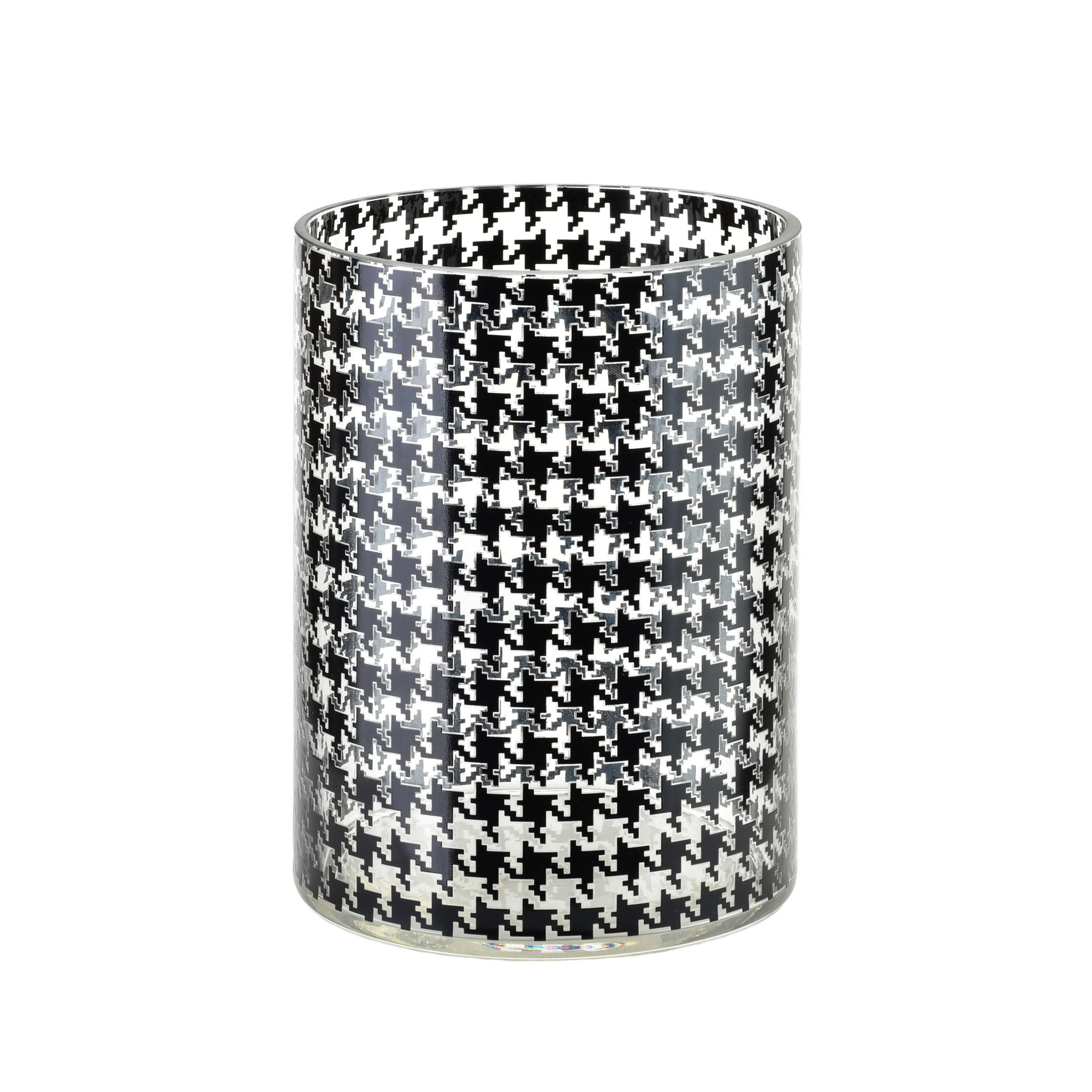 VASE Serenite schwarz 15/15/20 cm Glas - Schwarz, Glas (20cm) - Mondex