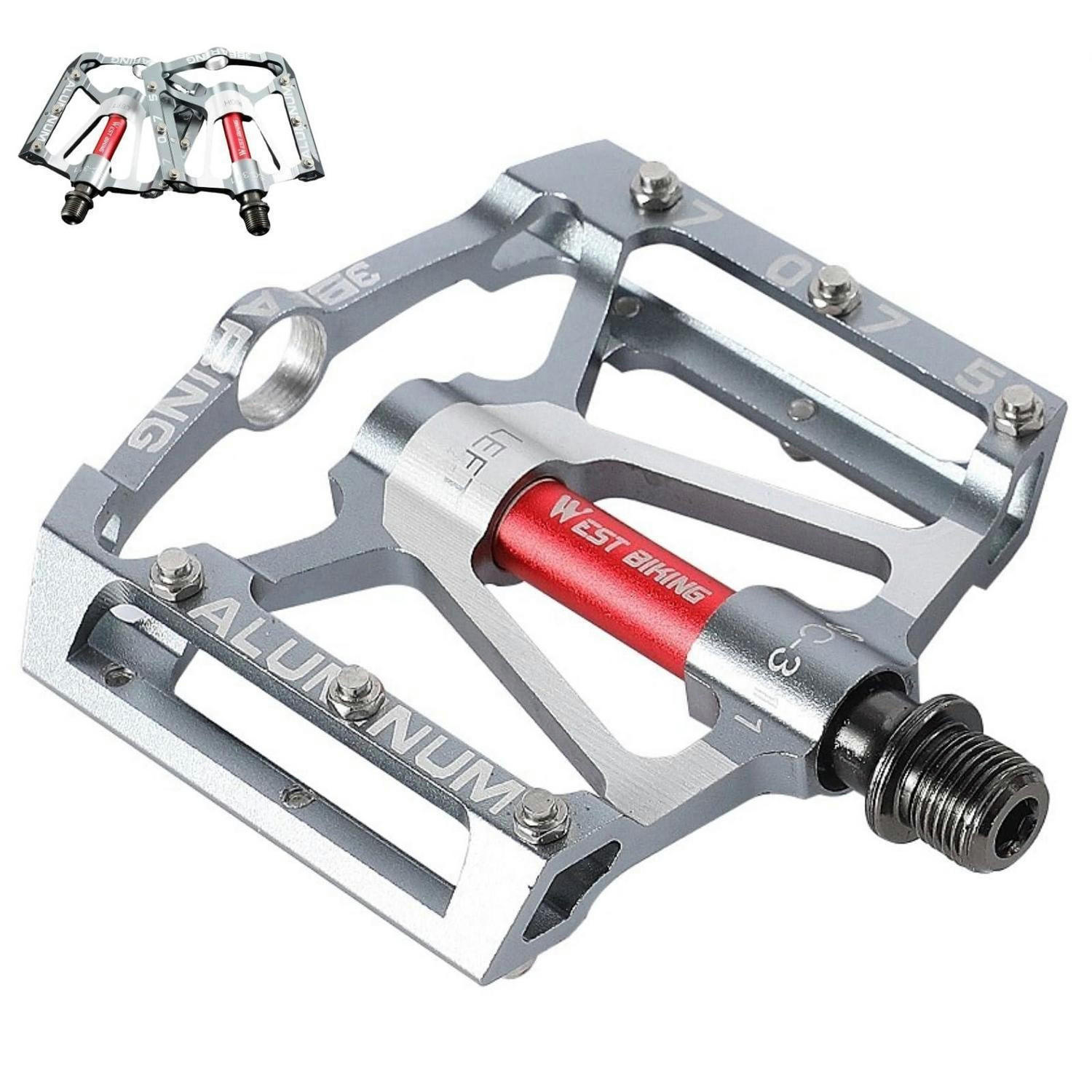 XXXLutz Fahrradpedale Silber 10x1.4x10 cm