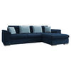 ECKSOFA Diana Premium, Seite: Rechts - Dunkelblau, Holz/Textil (280/160cm) - MIRJAN24