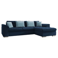 ECKSOFA Diana Premium, Seite: Rechts - Dunkelblau, Holz/Textil (280/160cm) - MIRJAN24