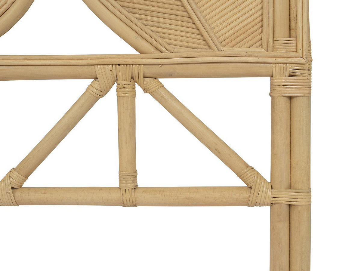 BETT-KOPFTEIL 160 cm - Rattan - Holzfarben - FLERIO - Naturfarben, Holzwerkstoff (160/135/5cm) - Vente-Unique