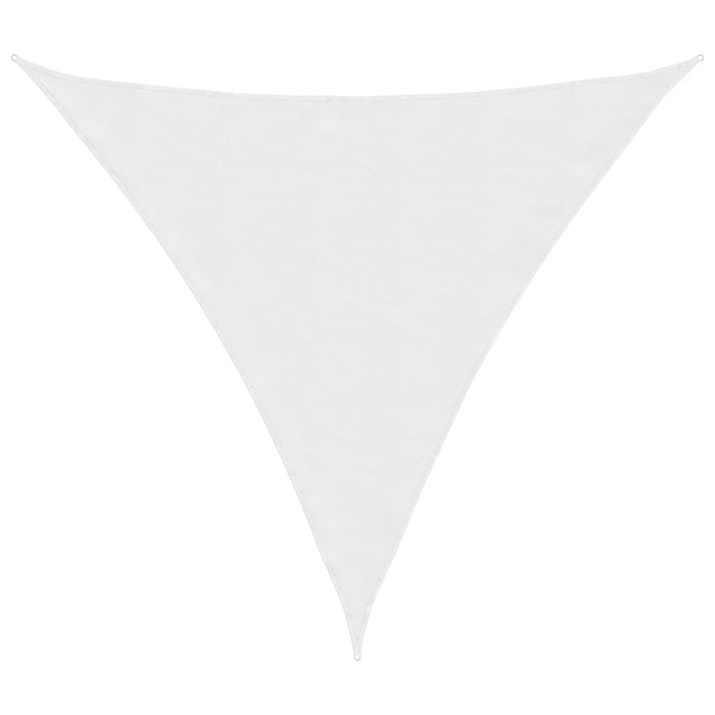 SONNENSEGEL Oxford-Gewebe Dreieckig 6x6x6 m Weiß - Weiß, Textil (600/600cm) - furnicato