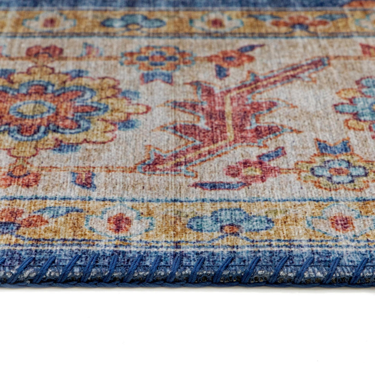 TEPPICH Design englische Nahtverarbeitung beige - Beige, Textil (160/230cm) - AFK Living