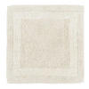DUSCHVORLEGER 50/50 cm, 100% Baumwolle, wendbar - Creme, Textil (50/50cm) - Homescapes