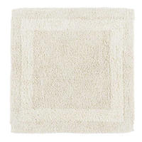 DUSCHVORLEGER 50/50 cm, 100% Baumwolle, wendbar - Creme, Textil (50/50cm) - Homescapes