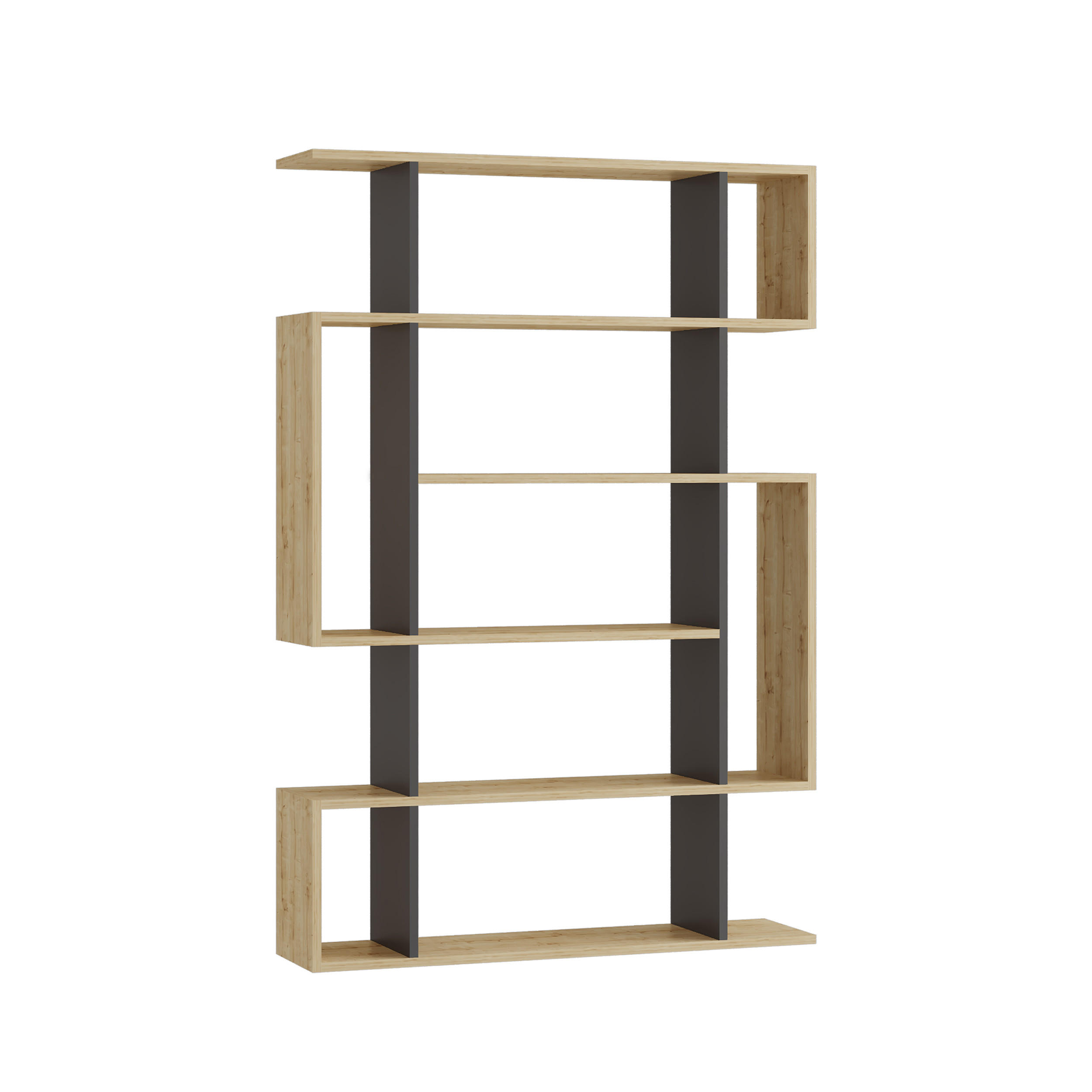 Decortie Bücherregal Eiche 108.6x160.8x25.3 cm