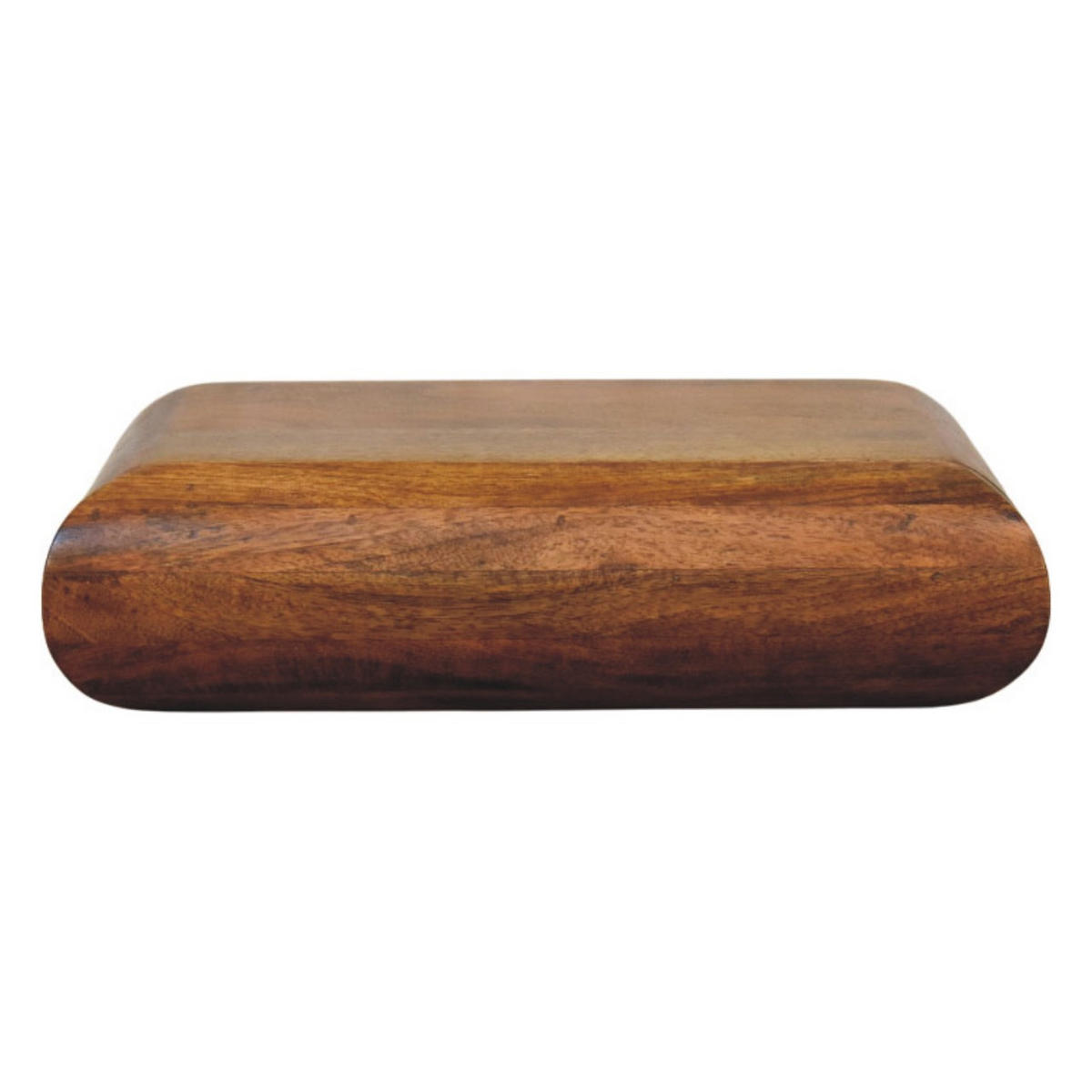 NACHTTISCH aus massivem Mangoholz, Amber-Eichen-Finish, 1 Schublade, braun. - Braun, Holz (45/12/32cm) - Artisan Furniture