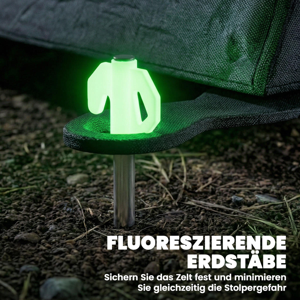 AUFBLASBARES Zelt TPU Polyester Braun - Braun, Textil (265/220/465cm) - Outsunny