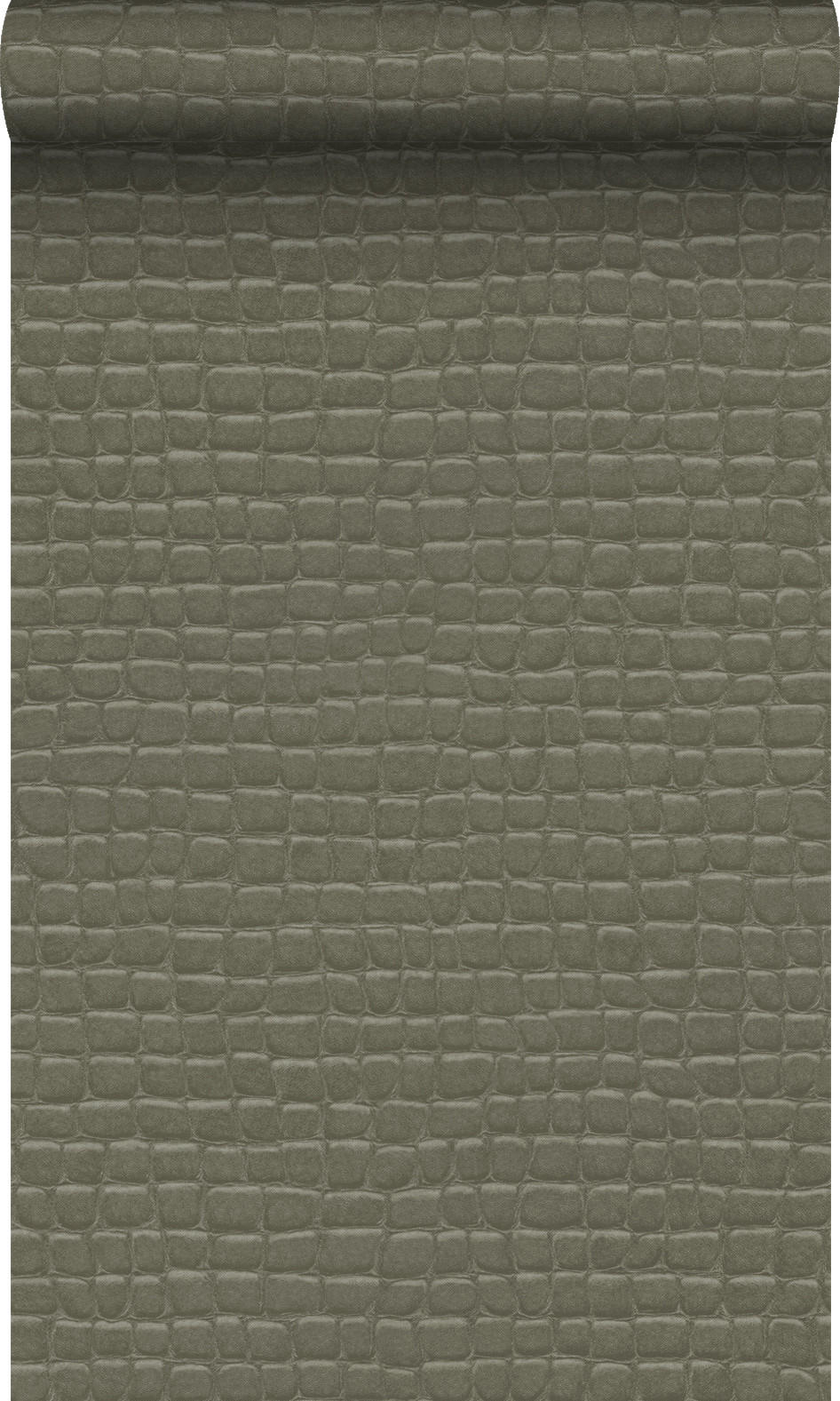 TAPETE Krokodil-Optik 53 cm x 10.05 m - Braun, Papier (53/1000cm) - Origin Wallcoverings