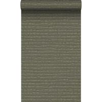 TAPETE Krokodil-Optik 53 cm x 10.05 m - Braun, Papier (53/1000cm) - Origin Wallcoverings