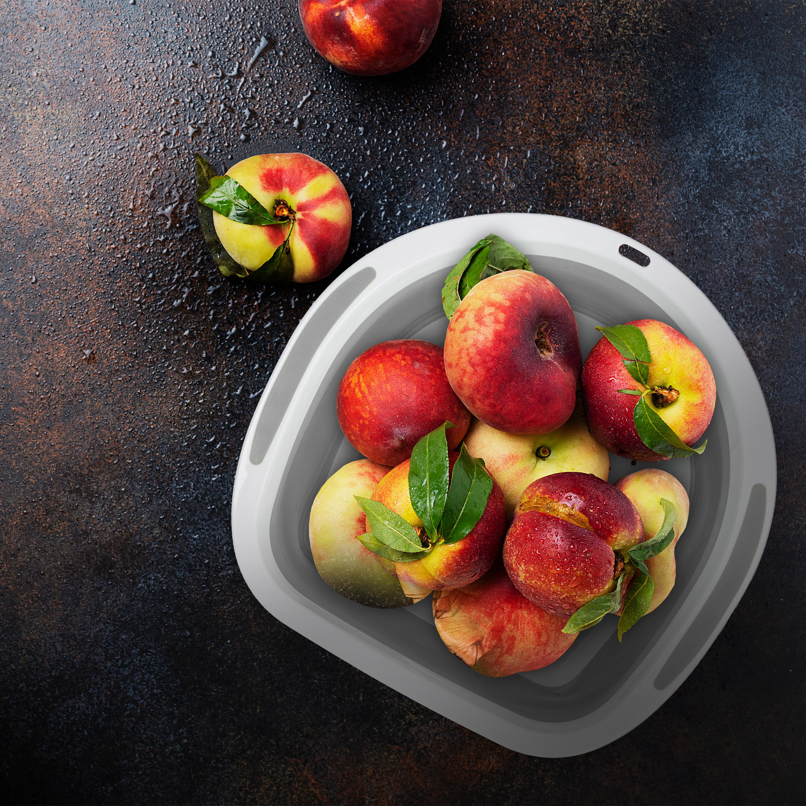 FALTSIEB - Multicolor, Kunststoff (33cm) - Relaxdays