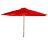 SONNENSCHIRM RUND Bordeaux - Bordeaux, Holz (350/350cm) - MCW