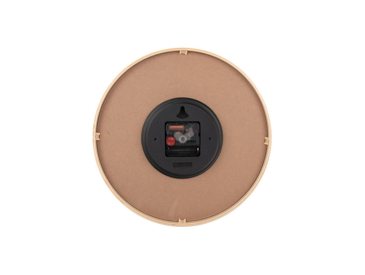 WANDUHR Osado Dome Ø30 cm - Weiß, Holz (30/30/4.3cm) - Karlsson