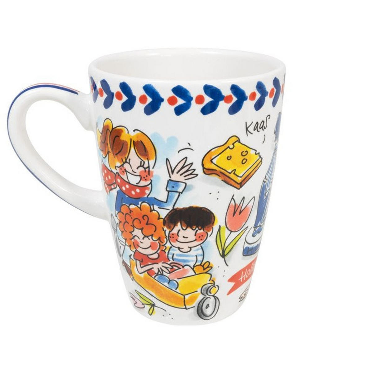 XL-BECHER Holland in Bunt - 500 ml - Multicolor, Keramik (0.5L) - Blond Amsterdam