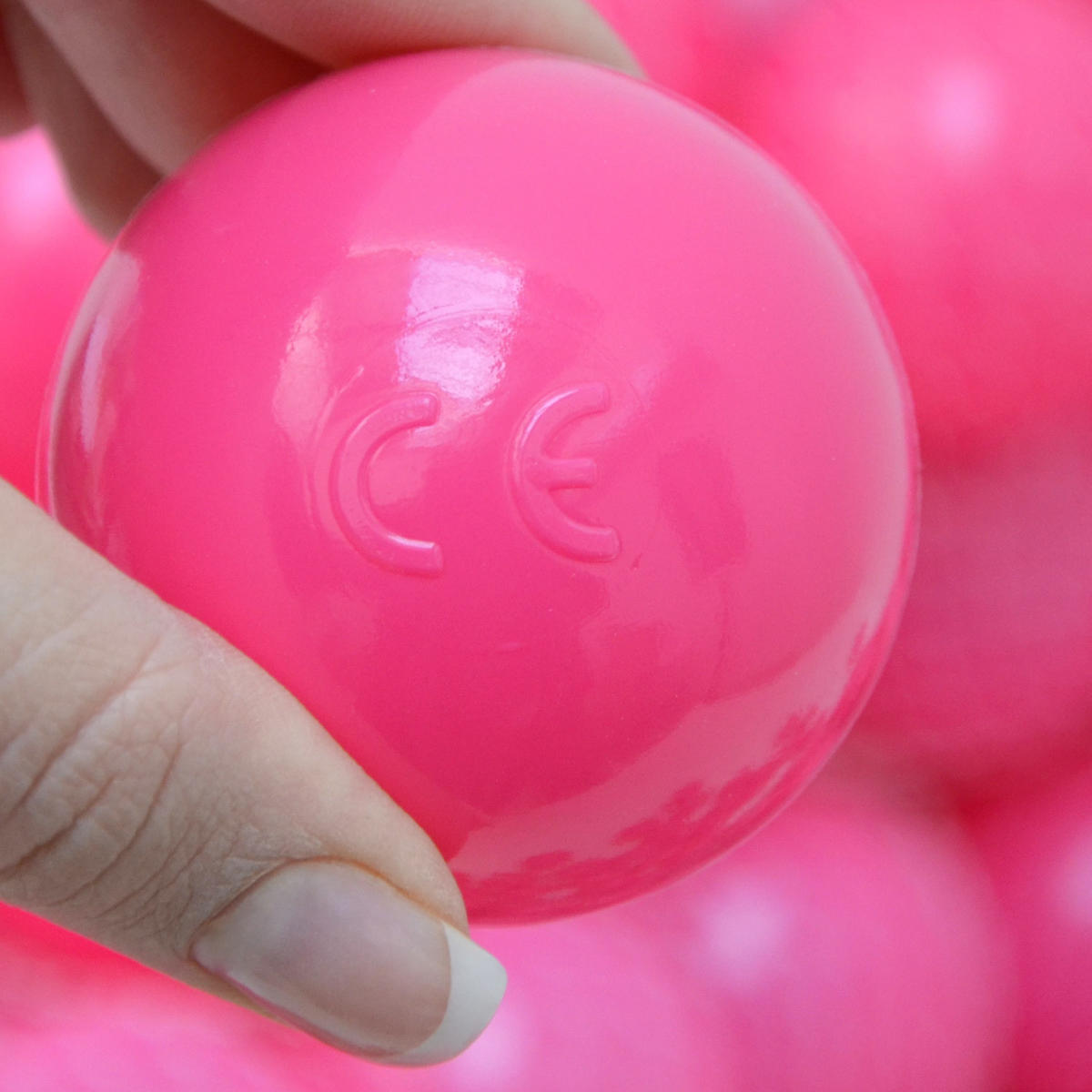 BÄLLEBAD-BÄLLE 50 Stück, Pink, 5.5 cm - Pink, Kunststoff (5.5/5.5/5.5cm) - Littletom