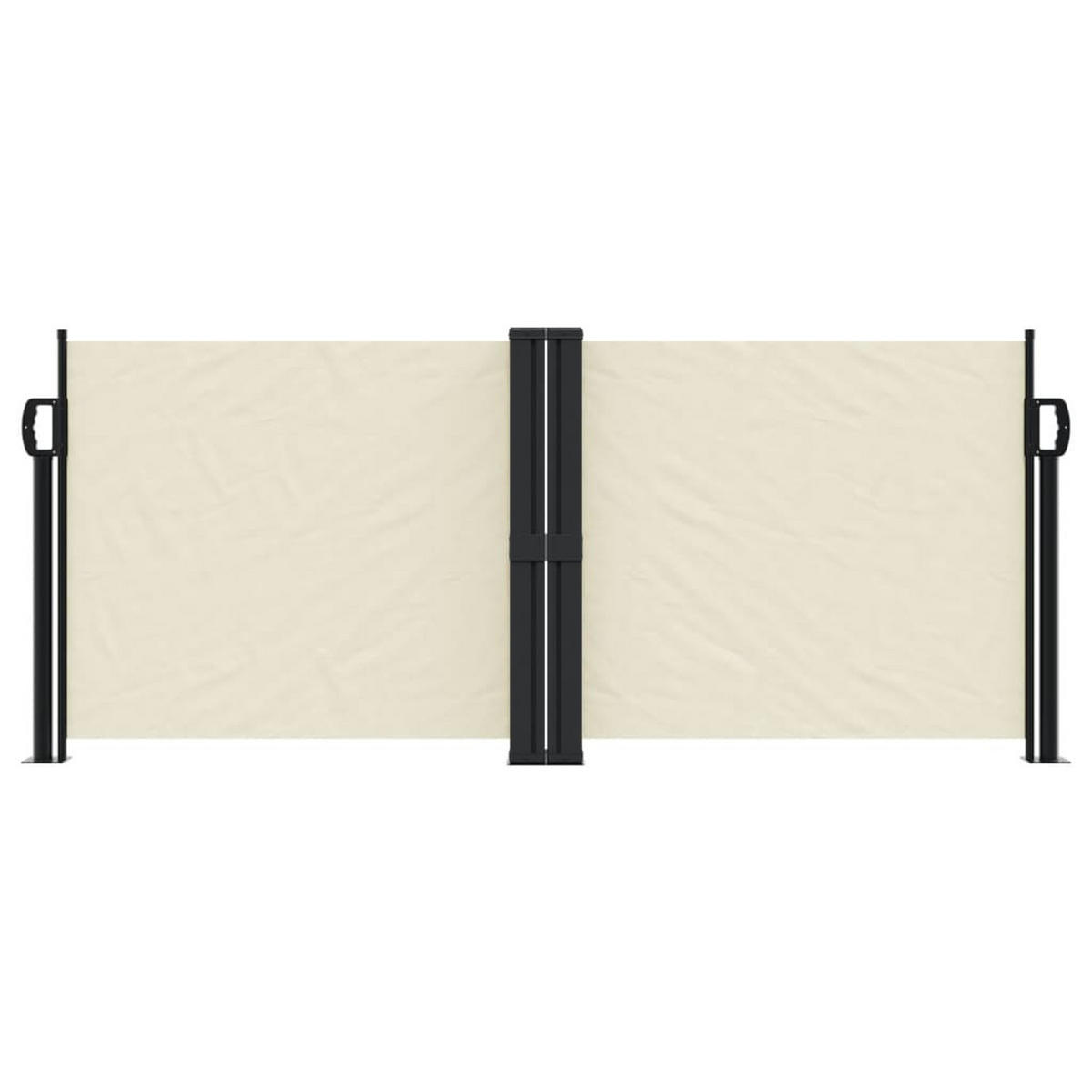 SEITENMARKISE Ausziehbar Creme 100x1000 cm - Creme, Metall (1000/100cm) - furnicato