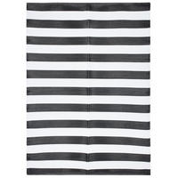 TEPPICH IBIZA Schwarz 90/150 cm - Schwarz, Kunststoff (90/150cm) - Tapiso