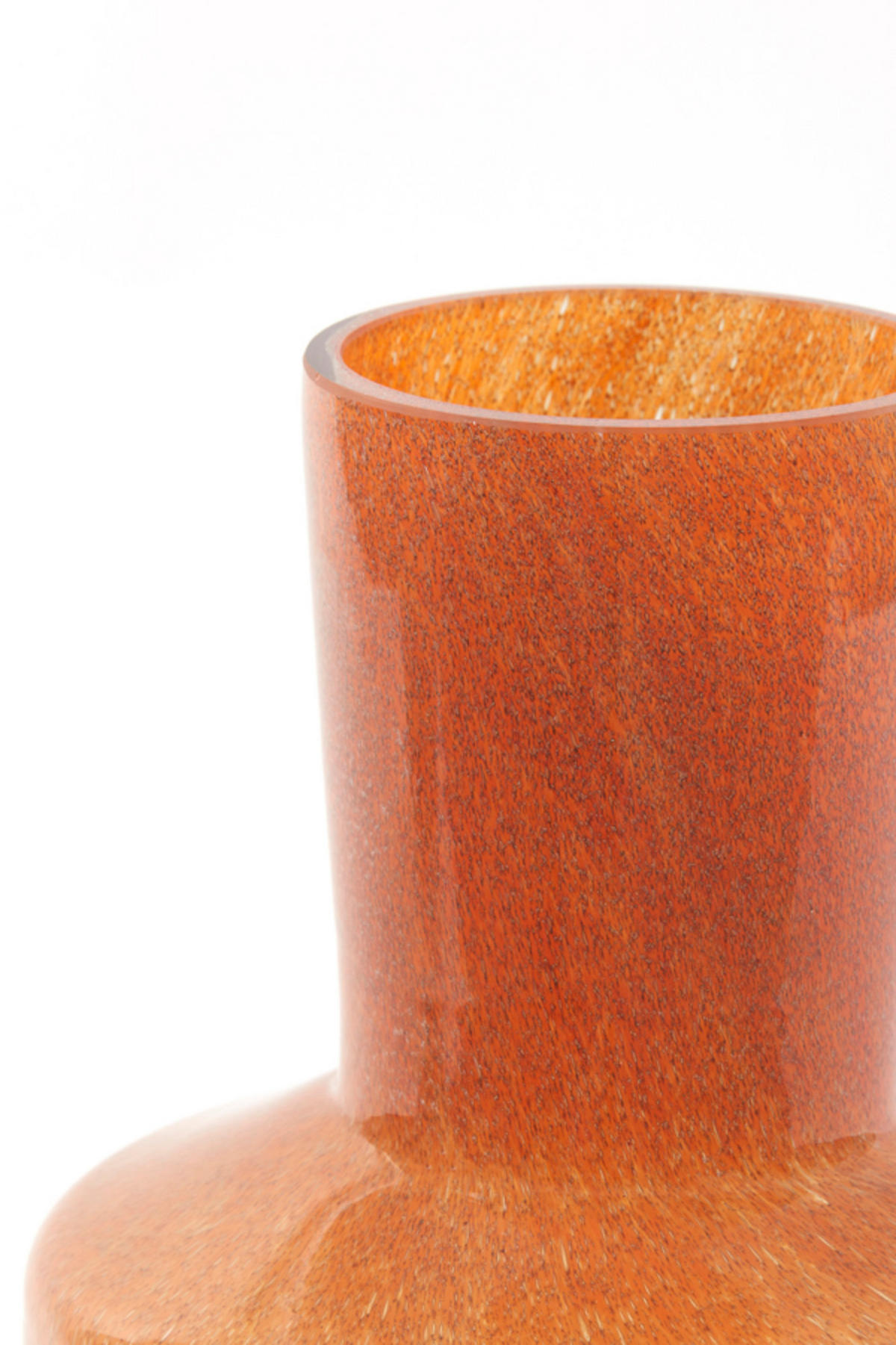 VASE Trasmo Orange Ø23,5/42 cm - Orange, Glas (23.5/42cm) - Light & Living