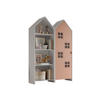 REGALSCHRANK Set Kania 115x37x171 MDF+Holzwerkstoff Weiß /Pink - Pink/Weiß, Holzwerkstoff (115/171/37cm) - 58aufmkessel
