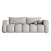 SCHLAFSOFA Dandelino Hellgrau Boucle - Hellgrau/Schwarz, Kunststoff/Textil (250/90/112cm) - Selsey