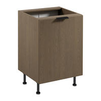 UNTERSCHRANK D60 P/L – Sorento Dunkle Eiche – Dunkle Eiche - Dunkelbraun, Holzwerkstoff (60/87/52cm) - ROYAL24_MARKT