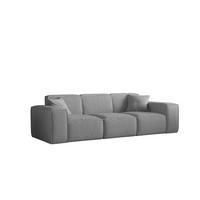 SOFA Celes Premium 3-sitzer Ascot Bukla - Grau, Holzwerkstoff/Textil (225/73/88cm) - Fun Möbel
