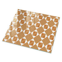 GLASPLATTE 80x60 cm – Elegantes Muster - Schwarz, Glas (0.4/80/60cm) - ArtPrintCave