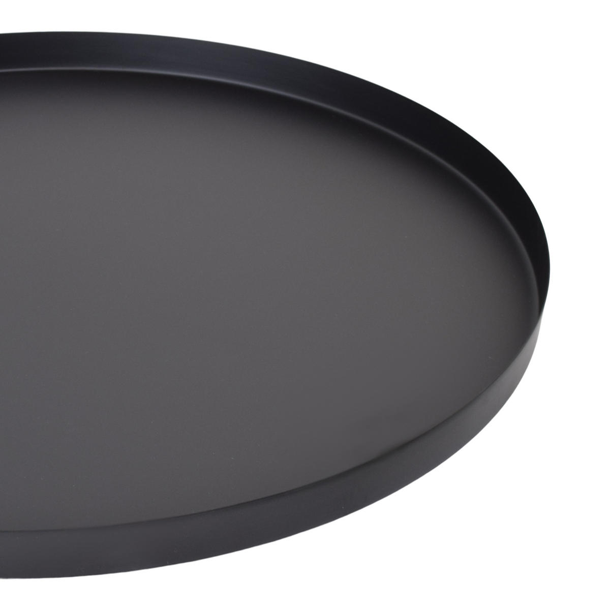 TABLETT Brew - Schwarz, Metall (60/3/60cm) - LOFT42
