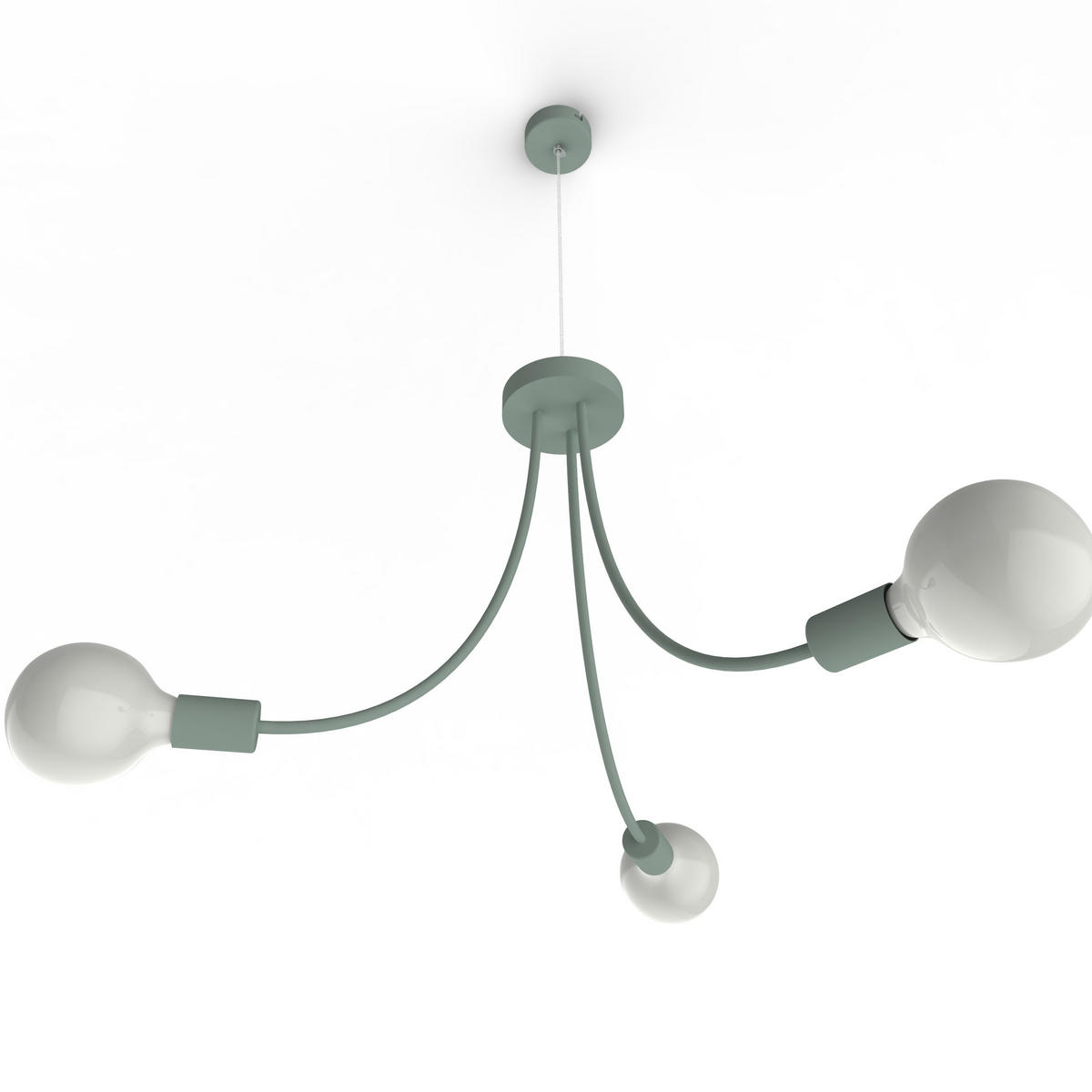 HÄNGELEUCHTE - Grün, Metall (60/60/40cm) - Lumicom