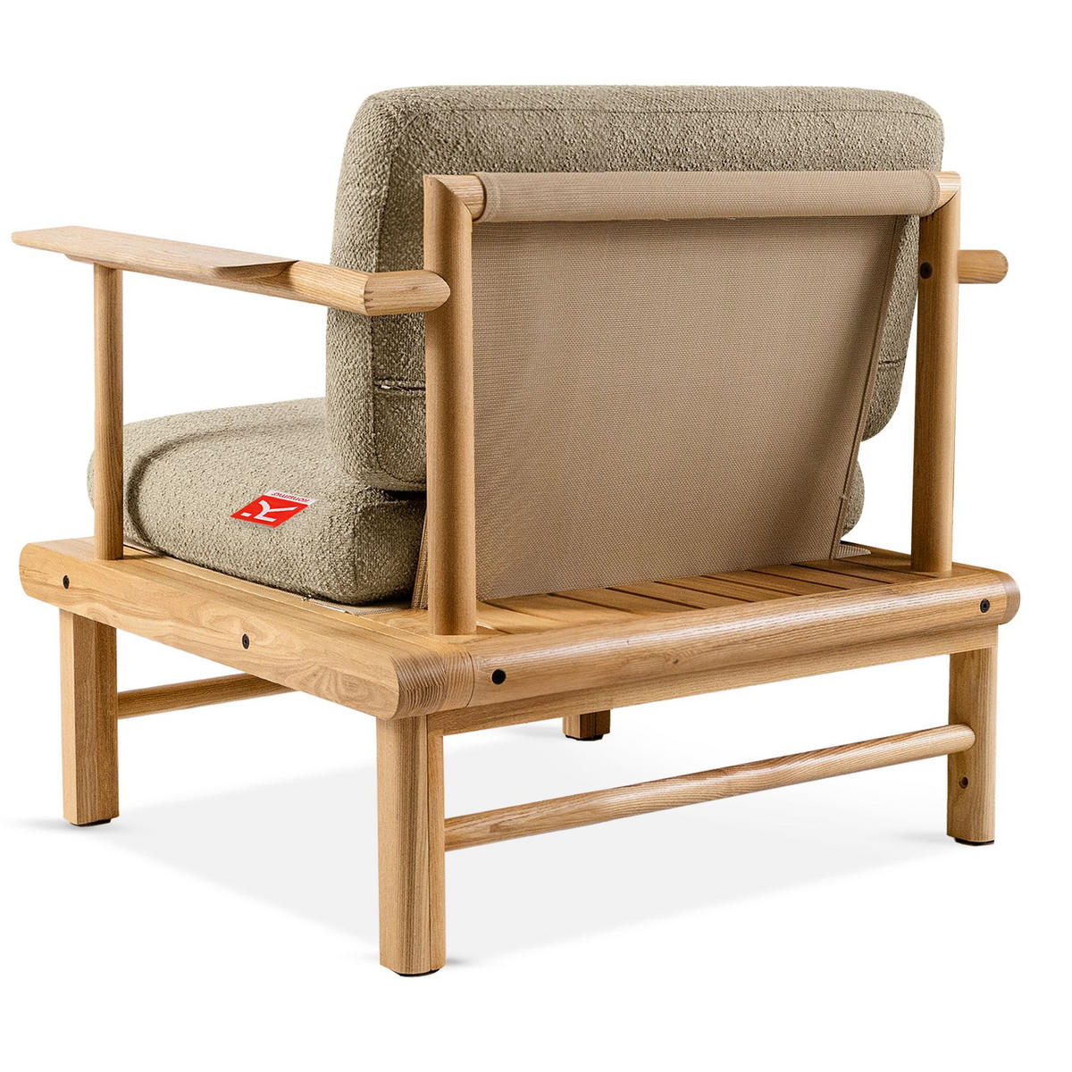 GARTENSTUHL ATREDA - Beige, Holz/Textil (91/80/80cm) - KONSIMO®