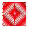 KLICKFLIESEN Durchbrochen für Garage, Werkstatt und Ausstellungsraum - Farbe Rot - Set von 6 Fliesen - Rot, Kunststoff (39.5/39.5/2cm) - MOSAIK AERO