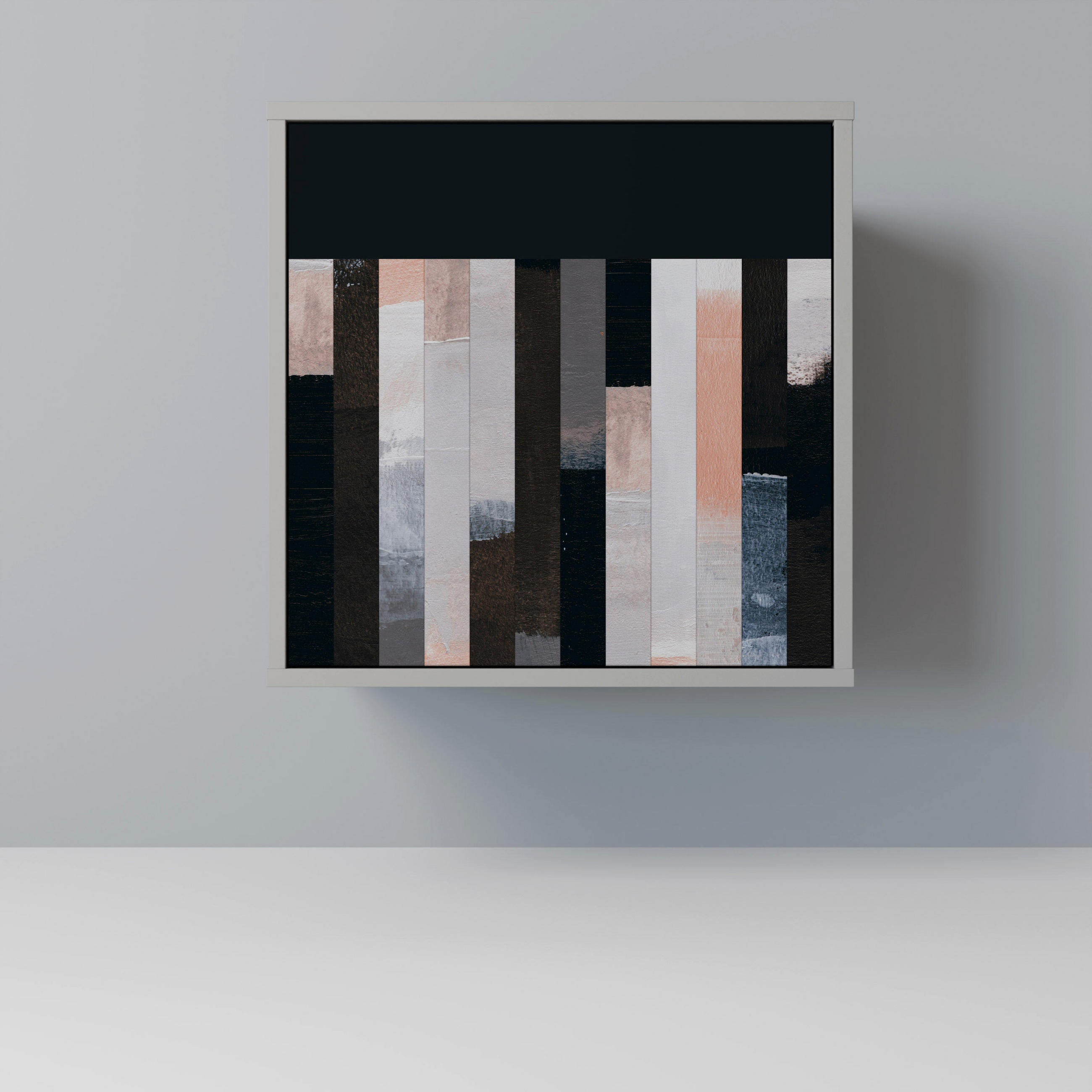 SpaceRebels Sideboard Grau 57.5x57.5x42 cm