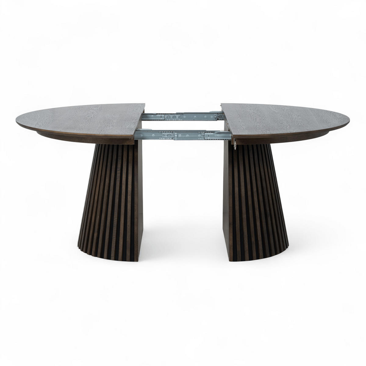 ESSTISCH ausziehbar 140/140/75 Räuchereiche rund - Braun, Holzwerkstoff (140/140/75cm) - Furnhouse
