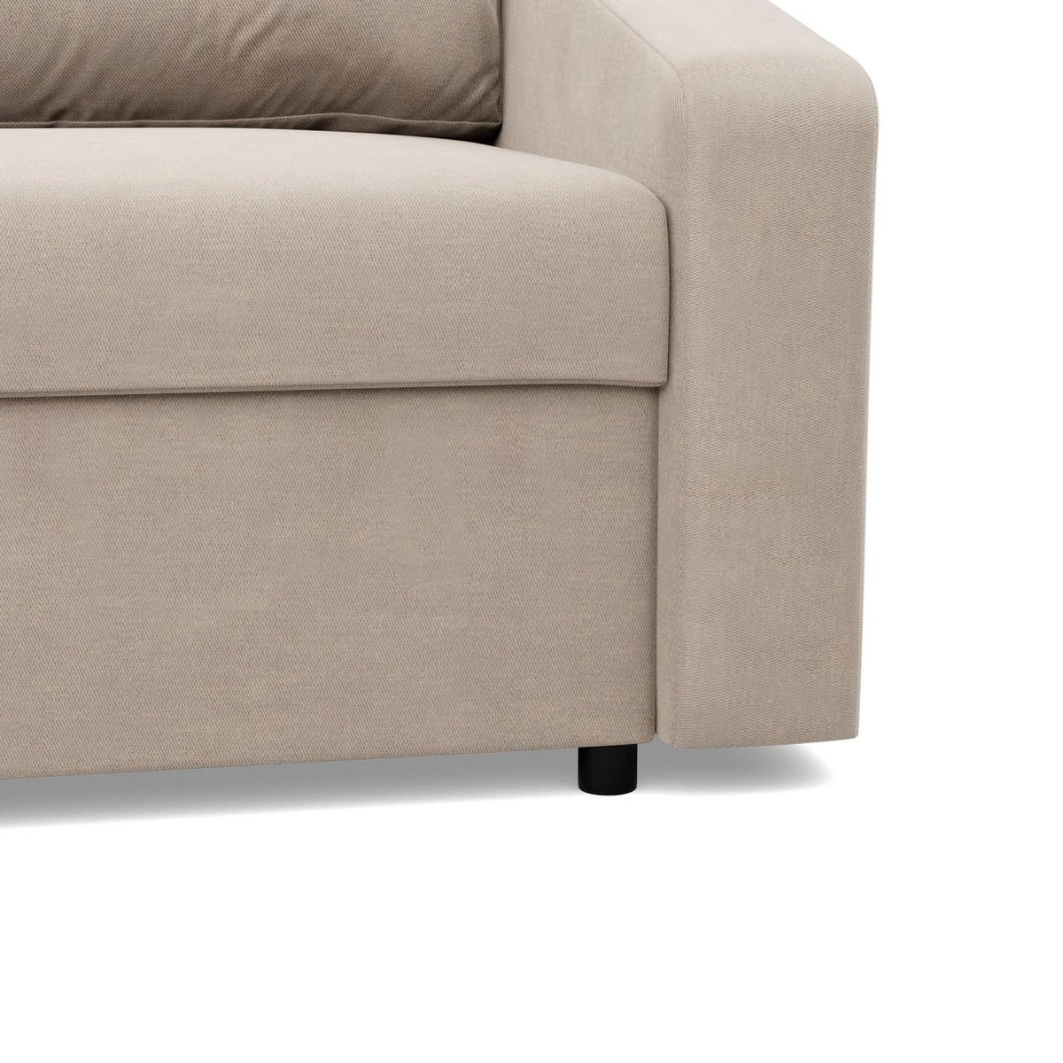 SOFA 3-SITZER MIT SCHLAFFUNKTION NEO, Beige - Beige, Textil (220/85/92cm)