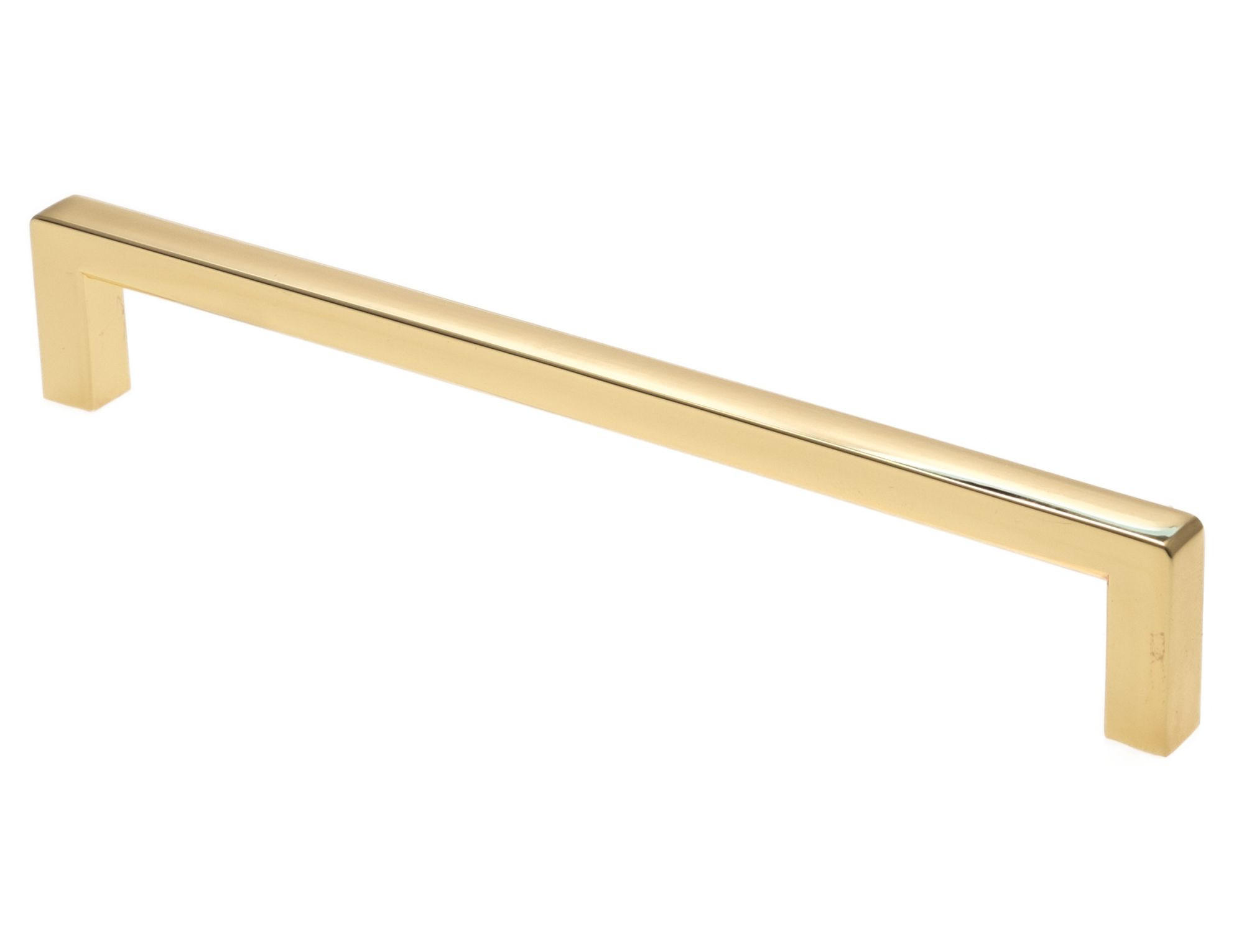 MÖBELGRIFF BA 160mm, Küchengriff Gold, Schrankgriff Messing poliert - Goldfarben, Metall (0.9/2.75/16.8cm)