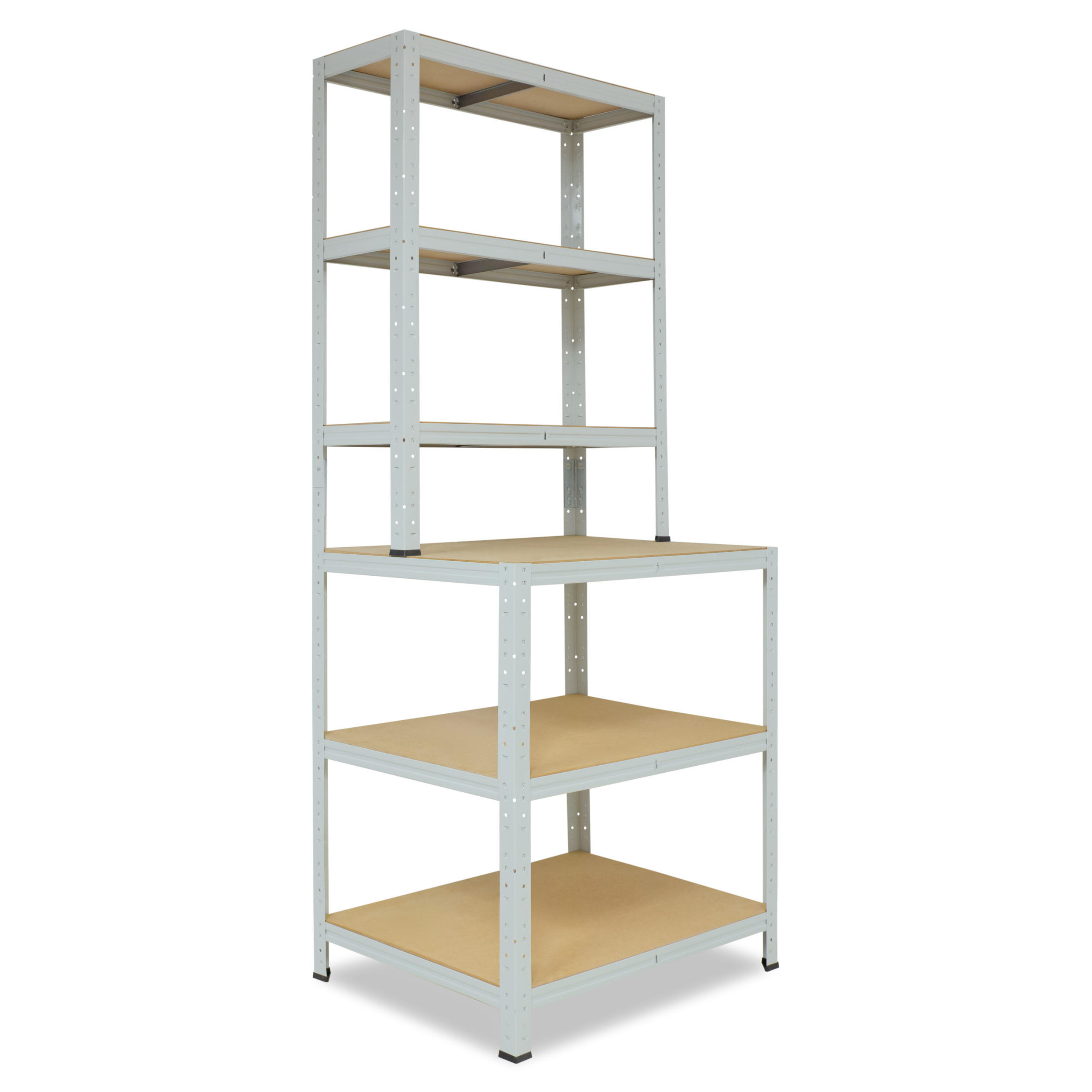 shelfplaza Werkbank Hellgrau 100x190x60 cm