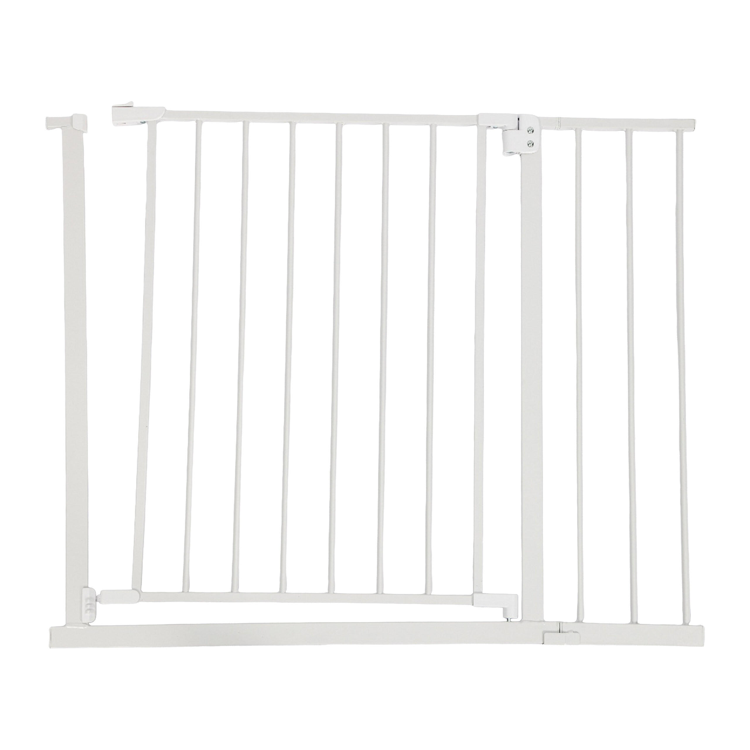 TREPPENSCHUTZGITTER - Weiß, Kunststoff/Metall (100/1cm) - Relaxdays