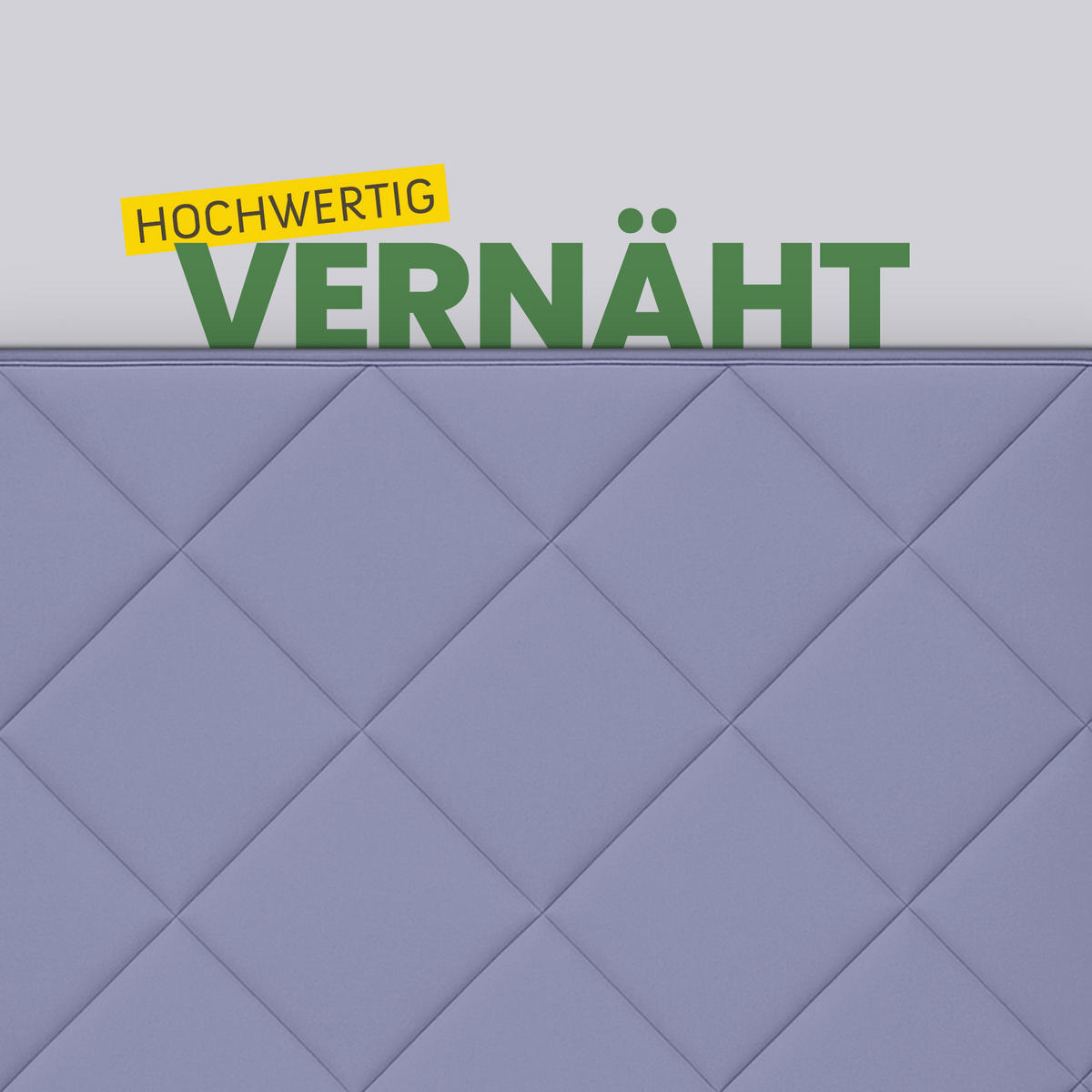 SOMMERBETT für Reisen 2-teilig 135x200/40x80 cm Lavendel - Lila, Textil (135/200cm) - Bestlivings