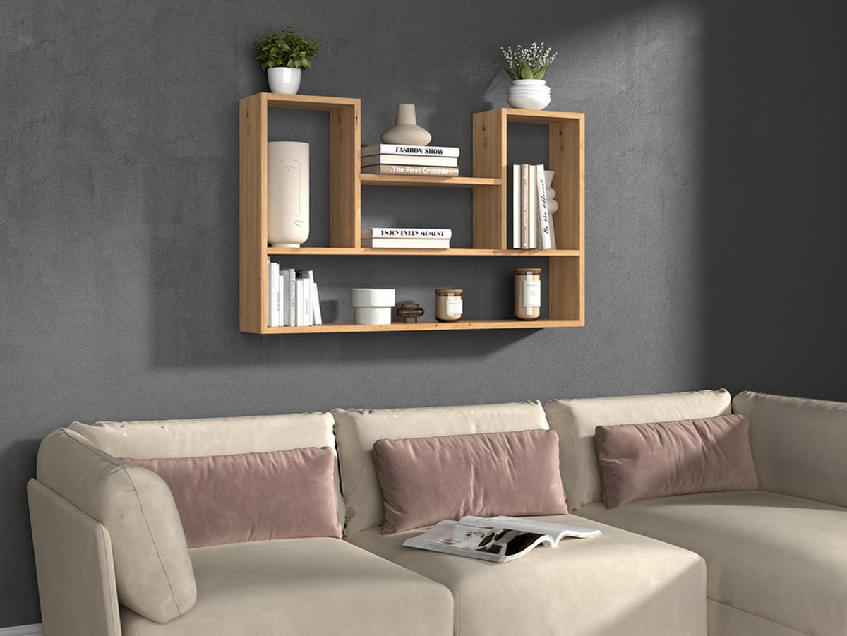 NÁSTĚNNÁ POLIČKA Artisan 100/60/16 - dub artisan, kompozitní dřevo (100/60/16cm) - RAUMHIRSCH FURNITURE