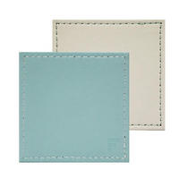 UNTERSETZER Mint/Elfenbein, 4er Set - Mintgrün, Textil (10/10cm) - Freeform