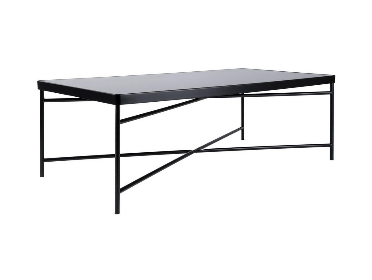 COUCHTISCH Smooth Schwarz 120/60/40 cm - Schwarz, Glas (120/60/40cm) - Leitmotiv