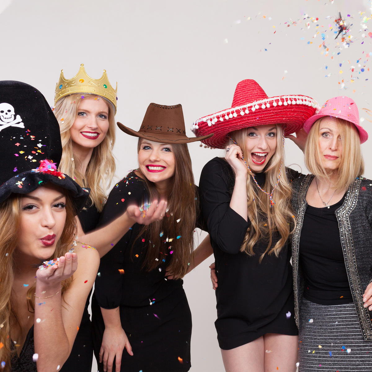 COWBOYHUT - Hellbraun, Textil (35.5/16/39cm) - Relaxdays