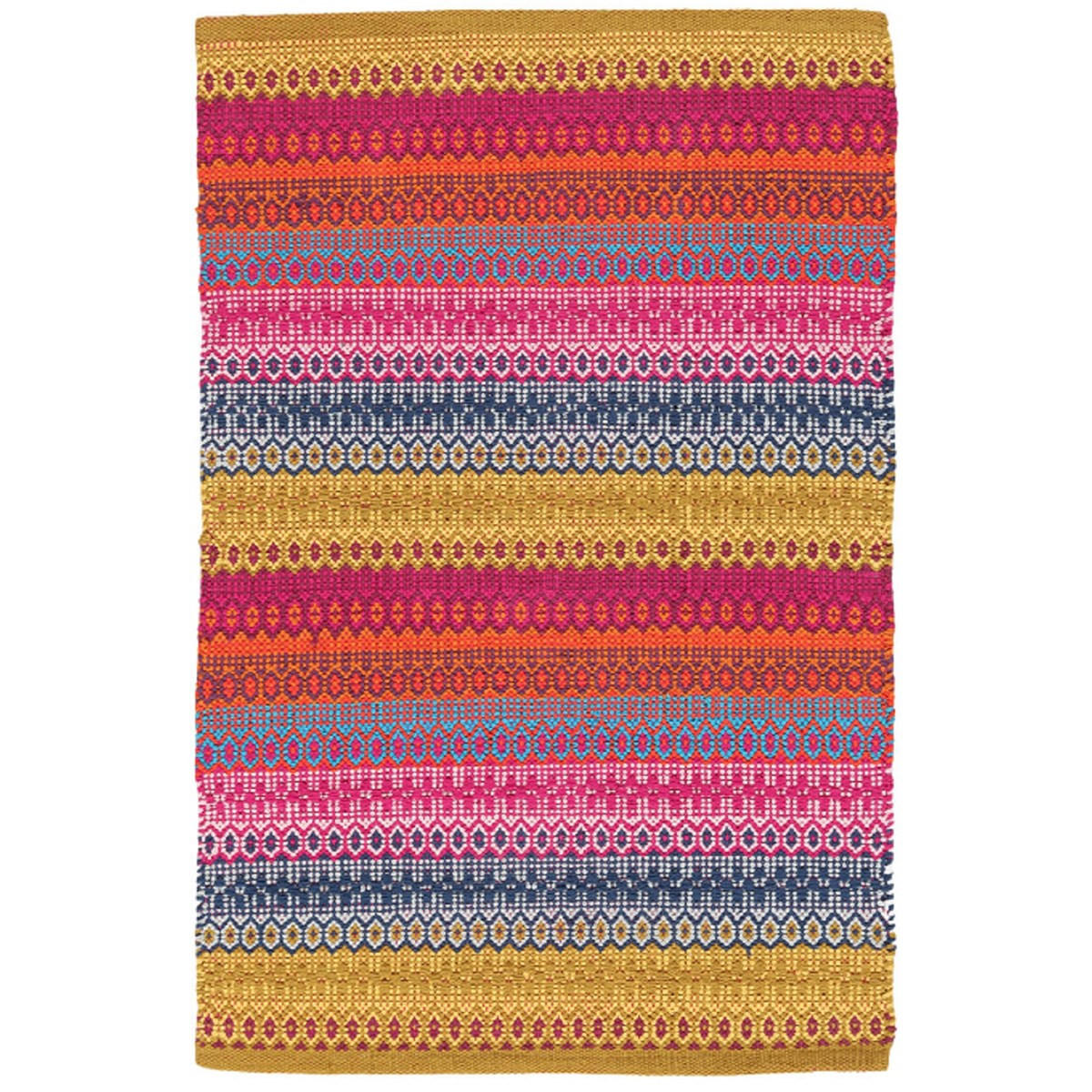 TEPPICH Moderner für Wohn- und Schlafzimmer DAKAR Mehrfarbig 60 x 90 cm - Multicolor, Naturmaterialien (60/90cm) - Novatrend