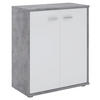 KOMMODE TOMMY - Weiß/Grau, Holzwerkstoff (60/70/30cm) - CARO-Möbel