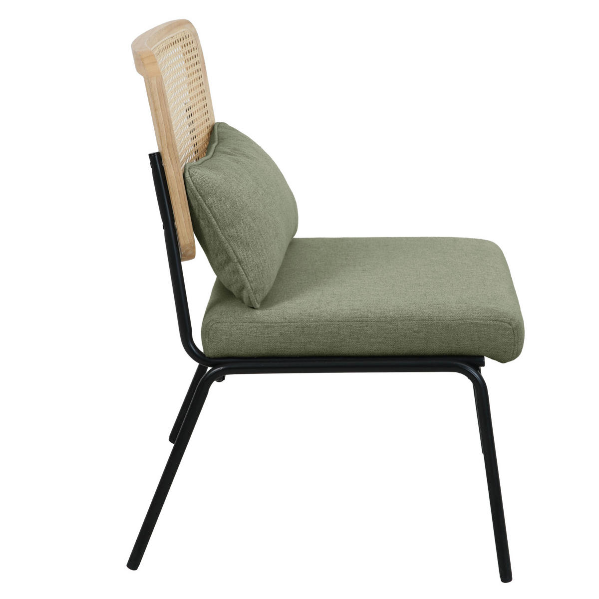LOUNGESESSEL Svea - Grün, Holz (61/88/52cm) - SVITA