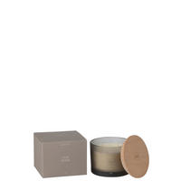 DUFTKERZE ACCORDS ESSENTIELS - Braun - 28 Std. - Braun, Paraffin (11.5/10cm) - J-Line