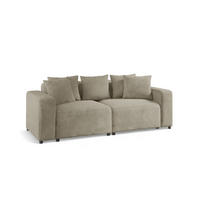 SOFA Megan 2-sitzer In Poso - Beige, Holzwerkstoff/Textil (236/75/98cm) - Fun Möbel
