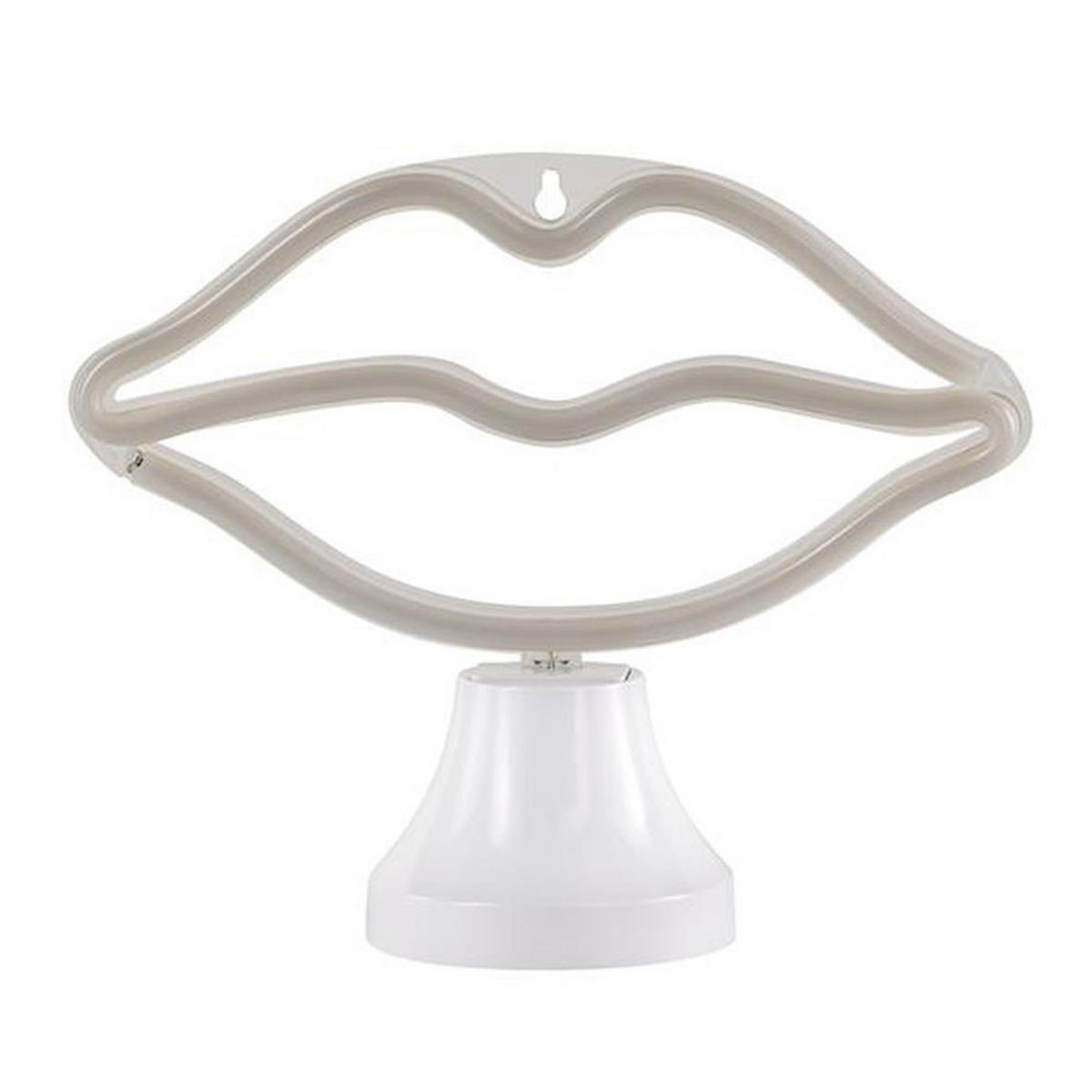 LED TISCHLEUCHTE Kunststoff Weiß - Weiß, Kunststoff (24/9.3/19.5cm) - Wofi