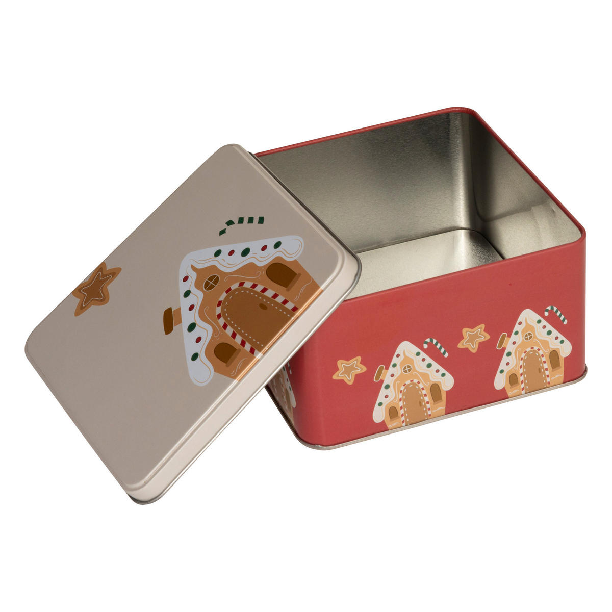KEKSDOSE Metall 3er-Set - Rot, Kunststoff (18.8/8.5/18.8cm) - 5five Simply Smart